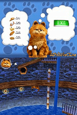Garfield A Tail of Two Kitties screenshot 3 for Nintendo DS